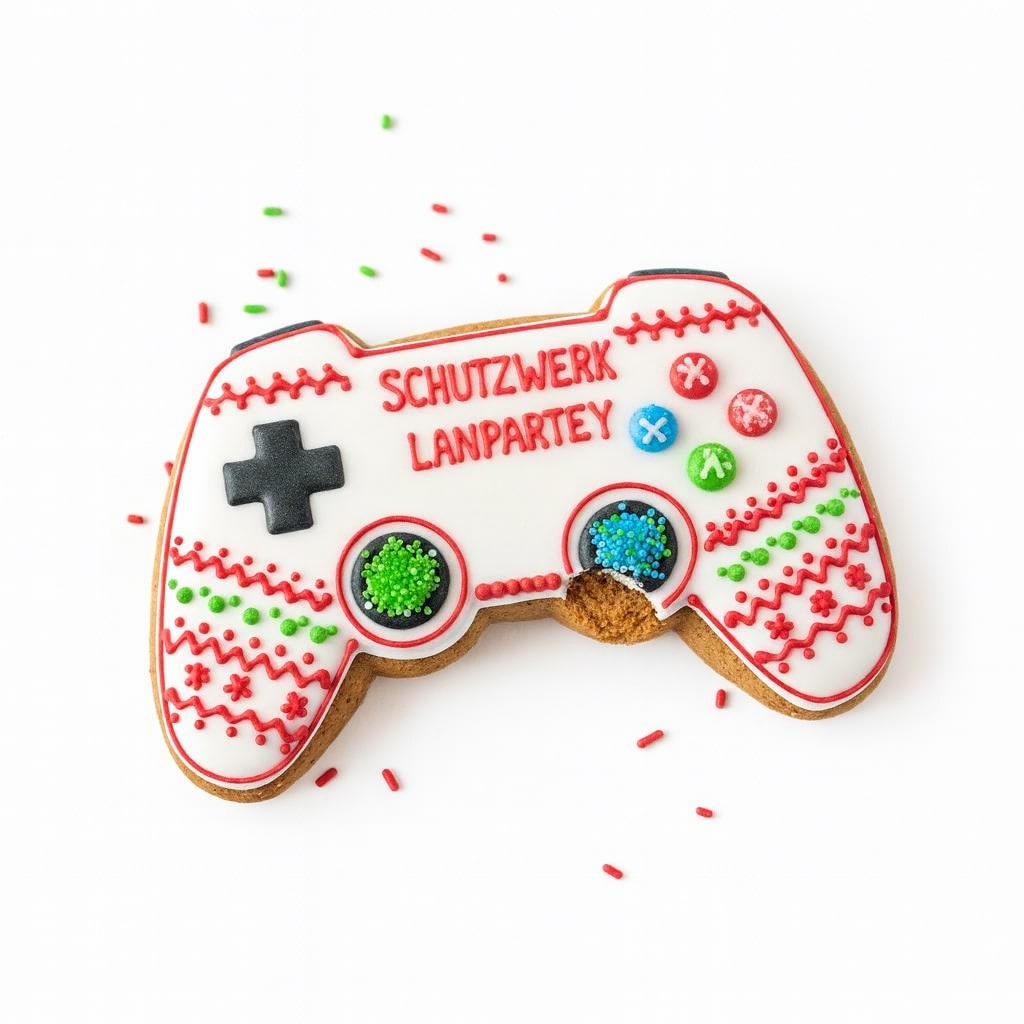 Ein Teller randvoller Cookies